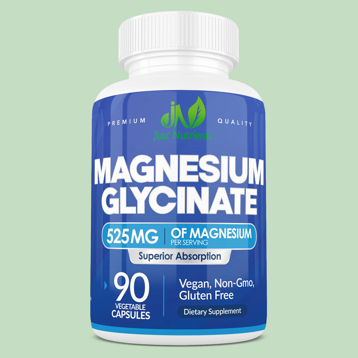 Magnesium Glycinate 525mg Capsules - 90 Count