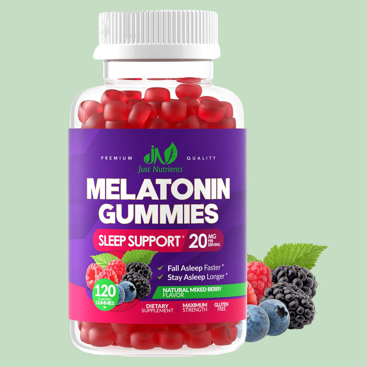 Melatonin 20mg Gummies for Adults - 120 Gummies