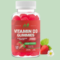 Vitamin D3 5000IU/10,000IU Gummies - 120 Gummies