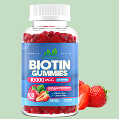 Gomitas de biotina 10,000 mcg para mujeres y hombres