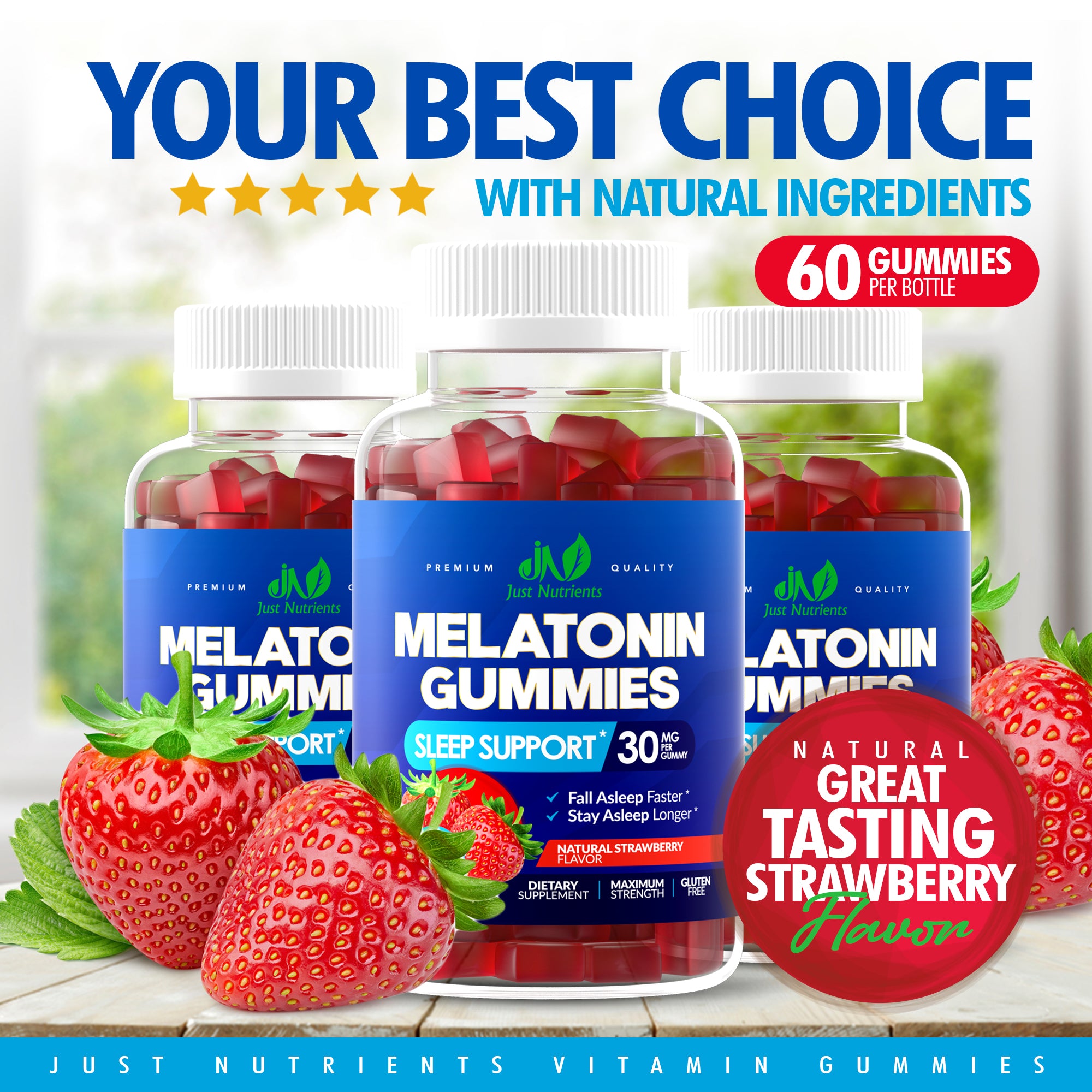 Melatonin 30mg Gummies for Adults - 60 Gummies