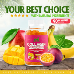 Collagen Gummies for Women & Men - 90 Gummies