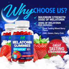 Melatonin 30mg Gummies for Adults - 60 Gummies
