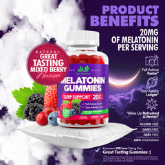 Melatonin 20mg Gummies for Adults - 120 Gummies