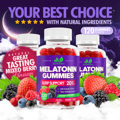 Melatonin 20mg Gummies for Adults - 120 Gummies