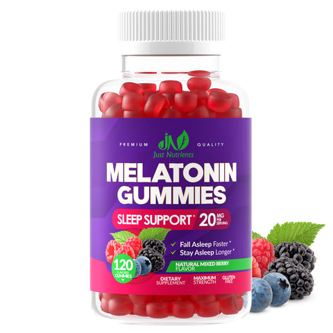 Melatonin 20mg Gummies for Adults - 120 Gummies