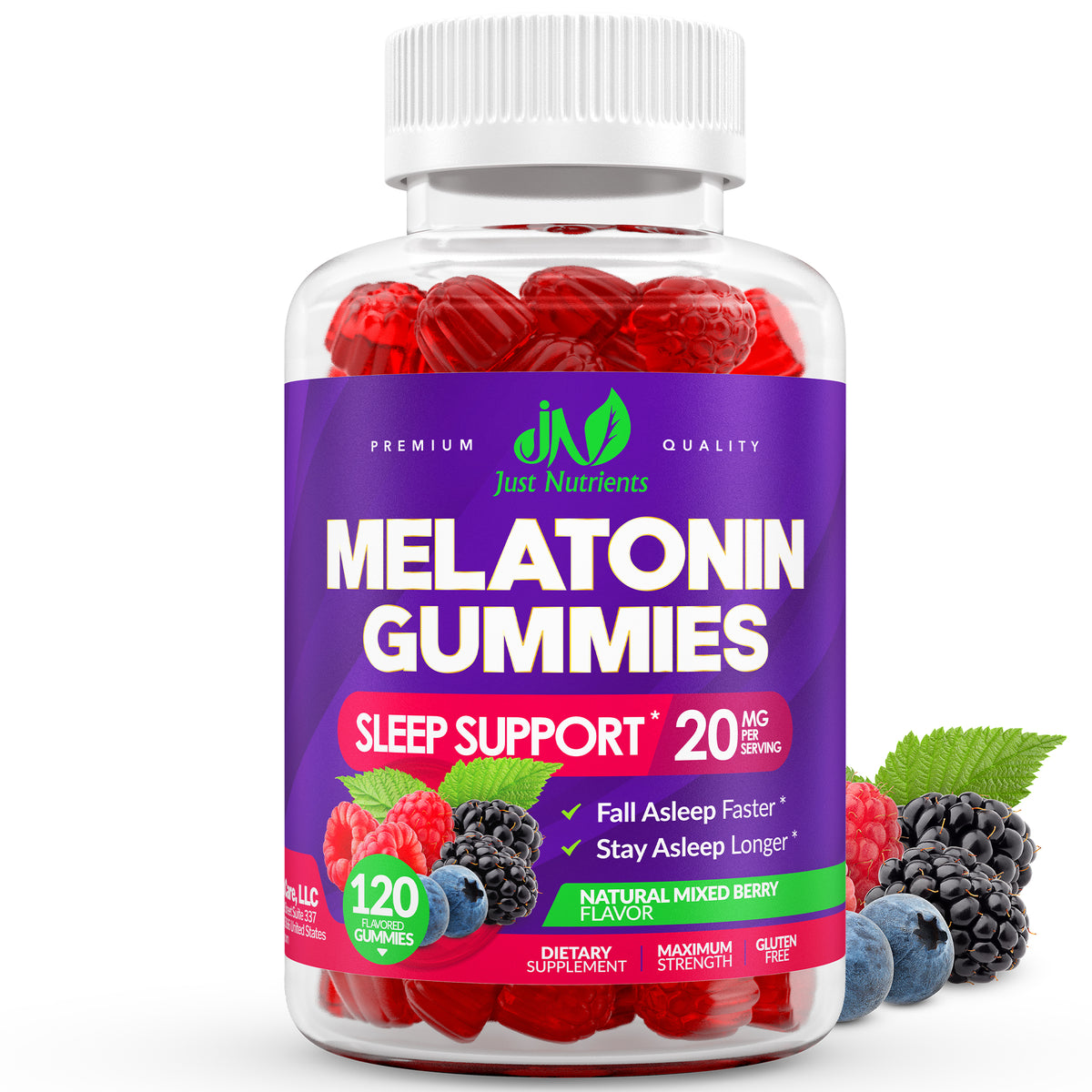 Melatonin 20mg Gummies for Adults - 120 Gummies
