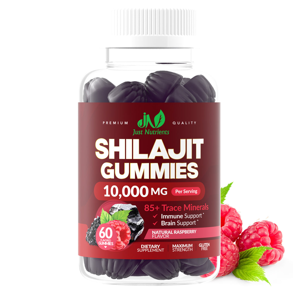 Shilajit 10,000mg Gummies for Men & Women - 60 Gummies