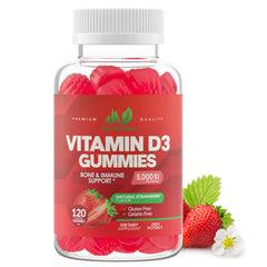 Vitamin D3 5000IU/10,000IU Gummies - 120 Gummies