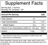 Vitamin D3 5000IU/10,000IU Gummies - 120 Gummies